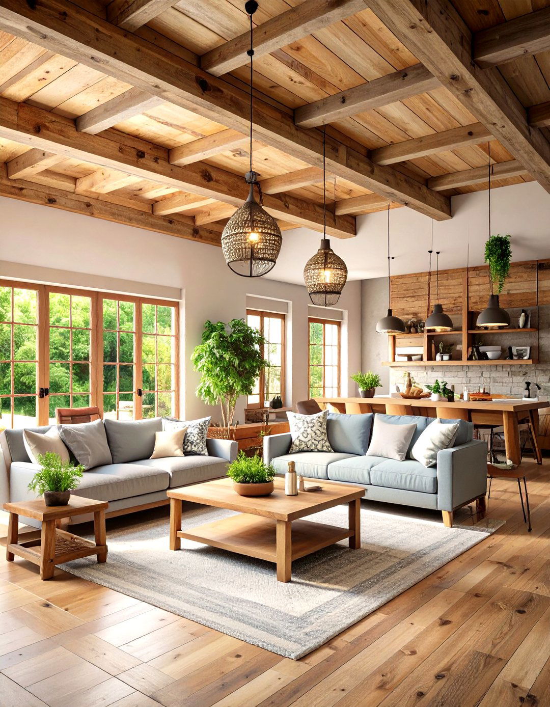 Reclaimed Pallet Wood Ceiling Ideas - 20 Cheap Ceiling Ideas