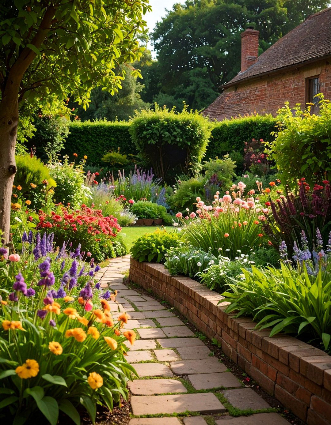 Reclaimed Vintage Brick Edging - 20 Brick Edging Ideas