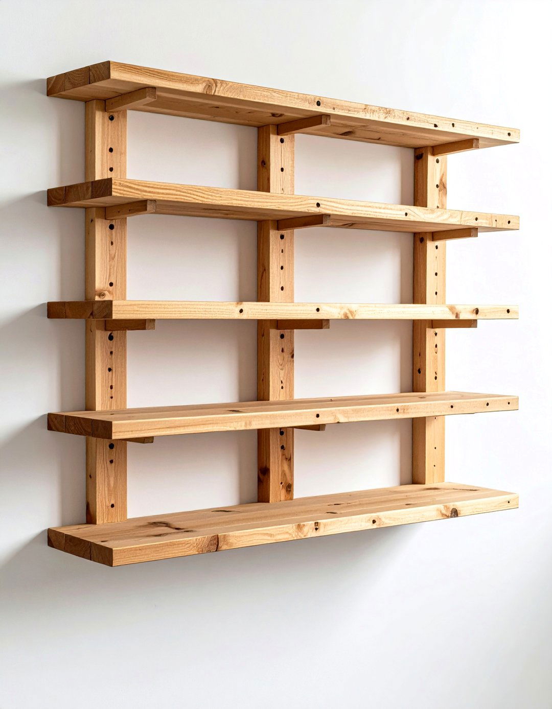 Reclaimed Wood Floating Shelves for Eco Minded Charm - 20 Floating Shelves Ideas