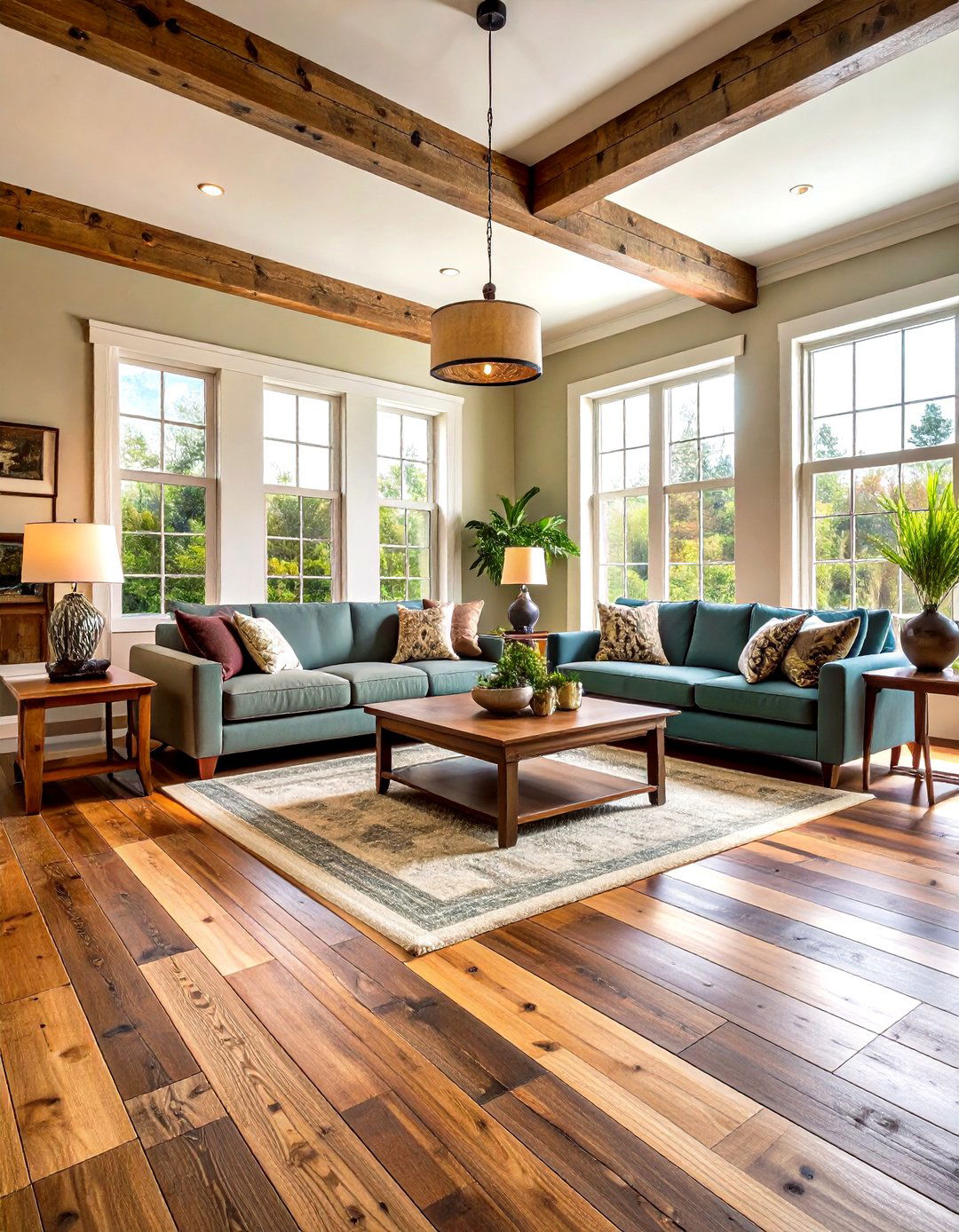 Reclaimed Wood Floor Character - 20 Wood Floor Ideas