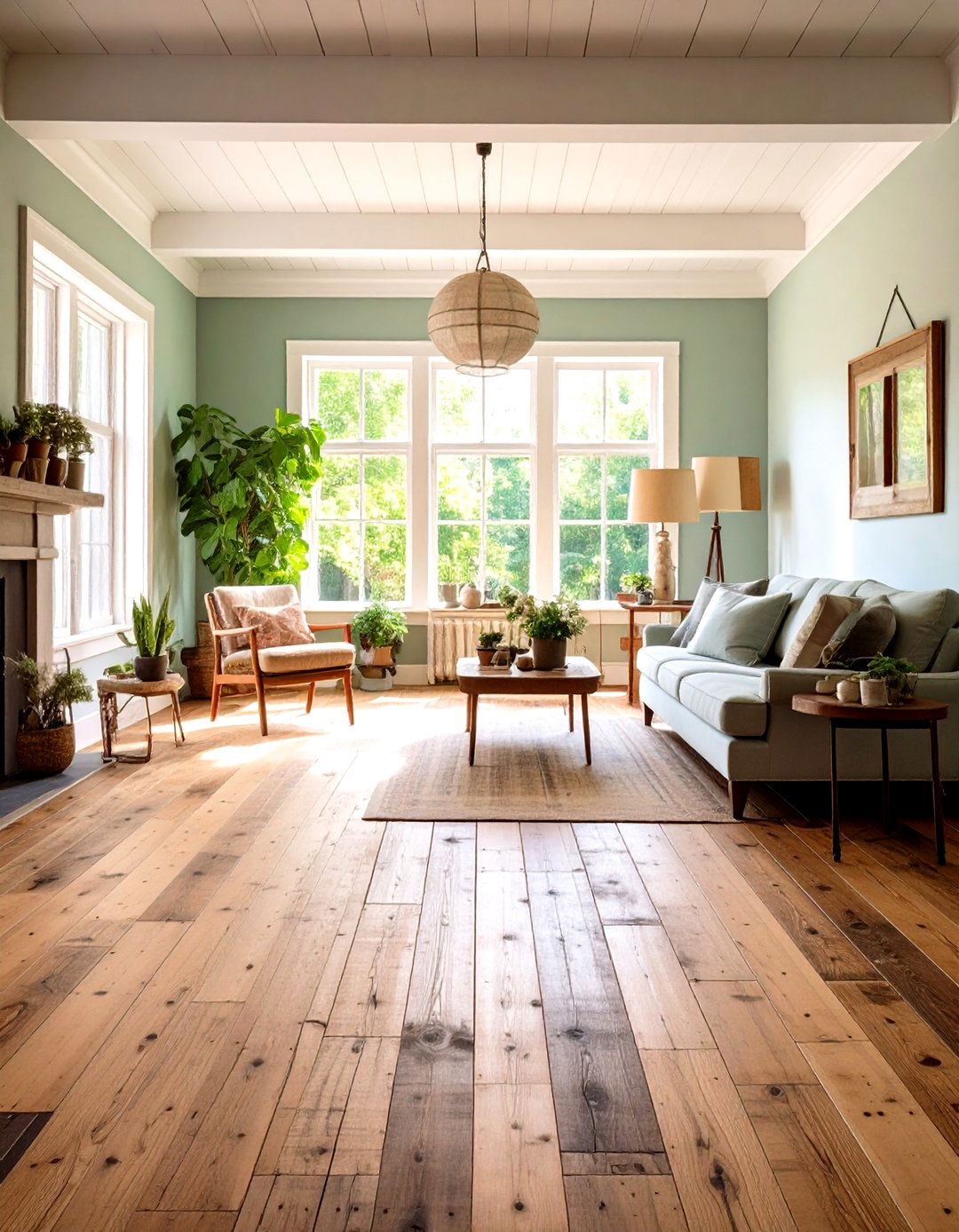 Reclaimed Wood Floor Character - 20 Wood Floor Design Ideas