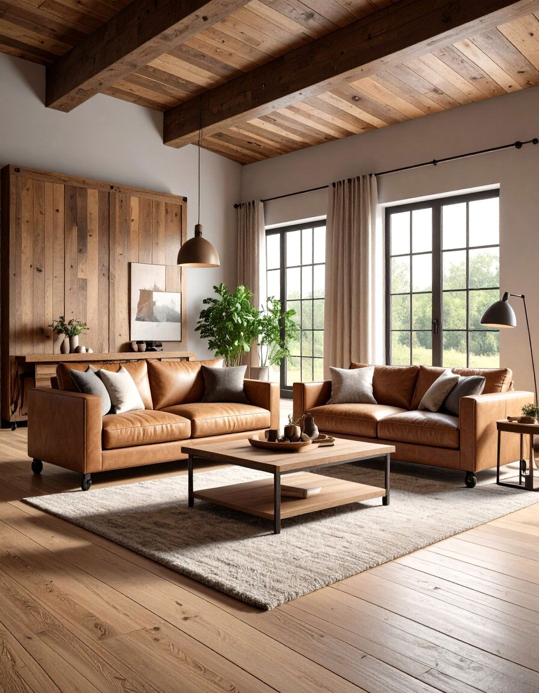 Reclaimed Wood Industrial Interior Design - 20 Industrial Interior Design Style Ideas