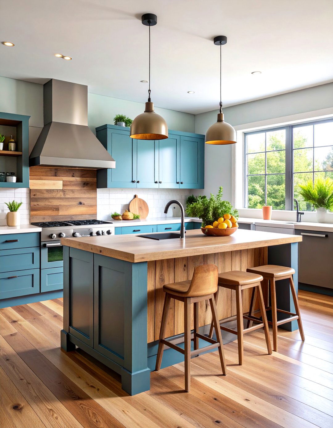 Reclaimed Wood Kitchen Island Back Panel - 20 Kitchen Island Back Panel Ideas