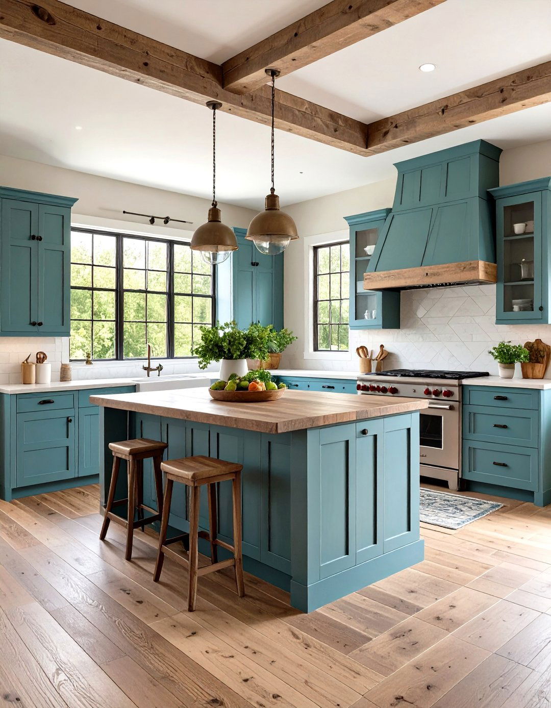 Reclaimed Wood Rustic Kitchen with Sustainable Design Elements - 20 Rustic Kitchen Ideas