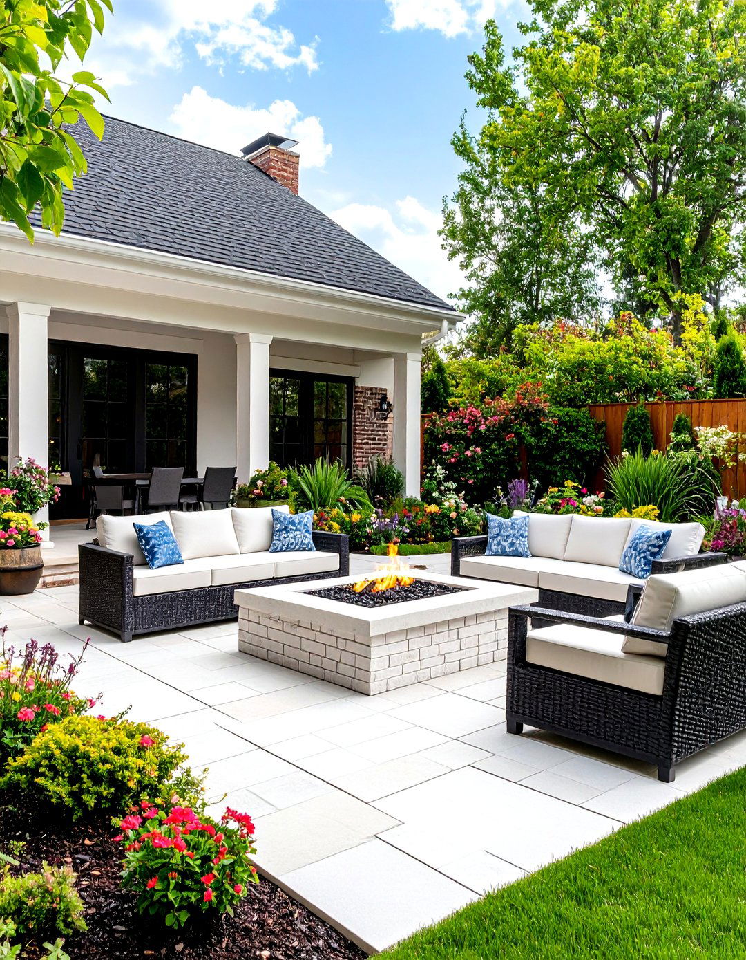 Rectangular Brick Fire Pit Design - 20 Brick Fire Pit Ideas