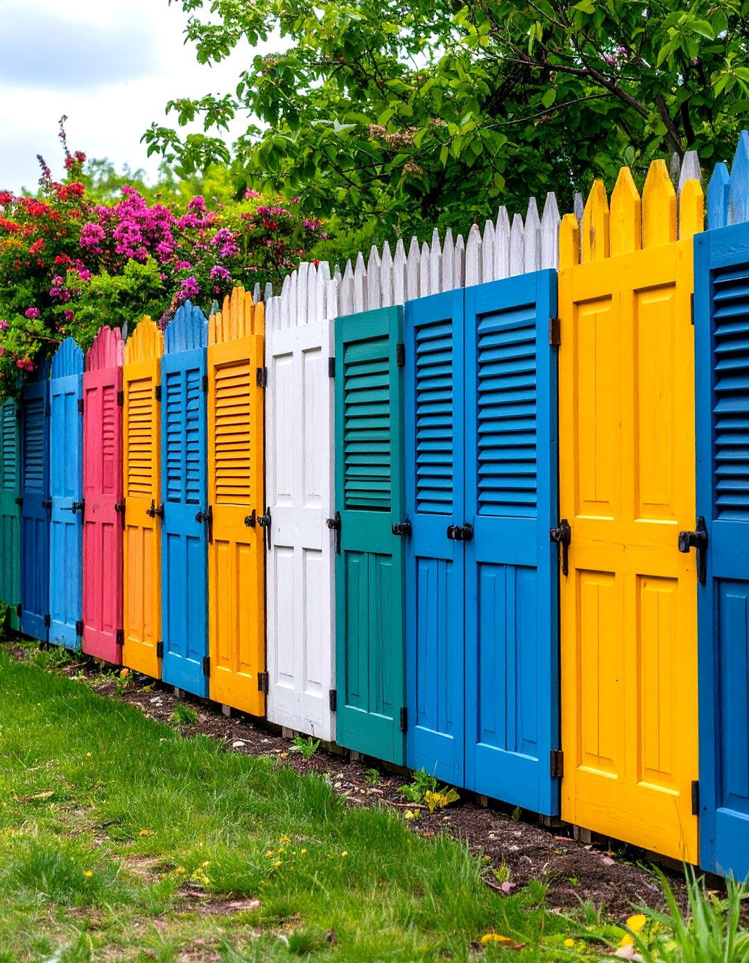 Recycled Material Fence Ways to Block Neighbors View - 20 Ideas Cheap Ways to Block Neighbors View