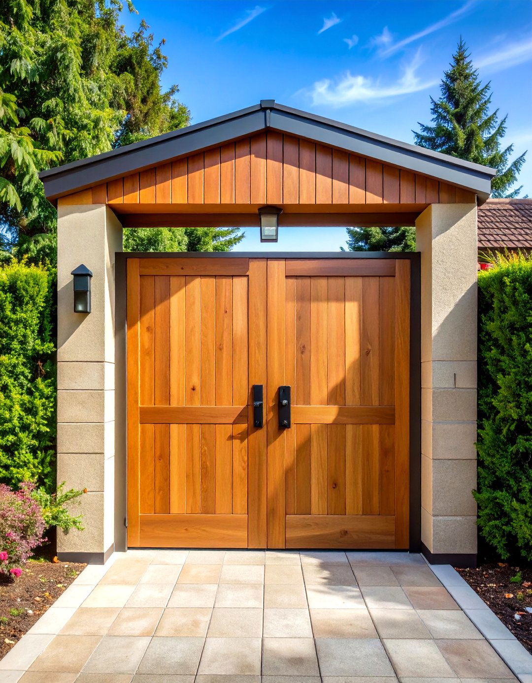 Recycled Plastic Boards for Circular Design - 20 Front Door Gate Ideas