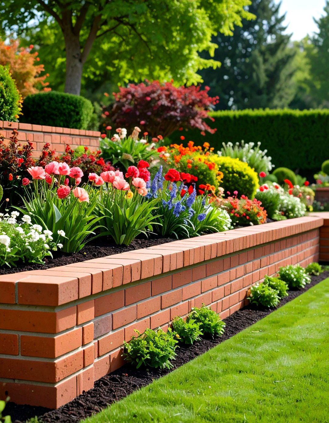 Recycled Tire Retaining Wall - 20 Inexpensive Retaining Wall Ideas
