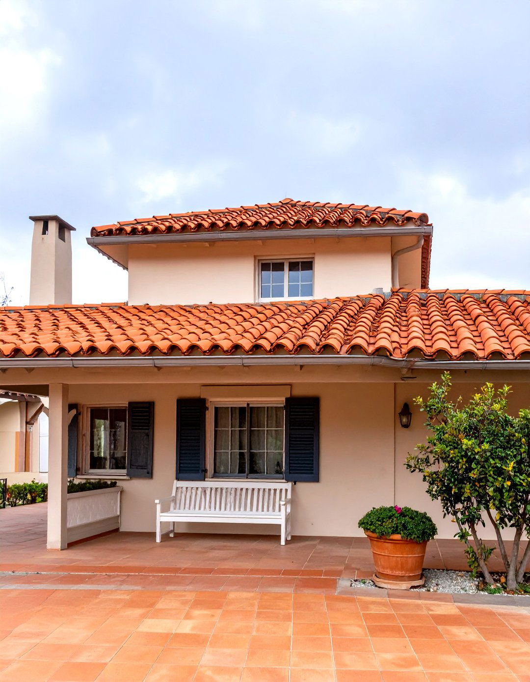 Red Barrel Clay Tile Rooflines for Spanish Style Home Exteriors - 20 spanish style home exterior ideas