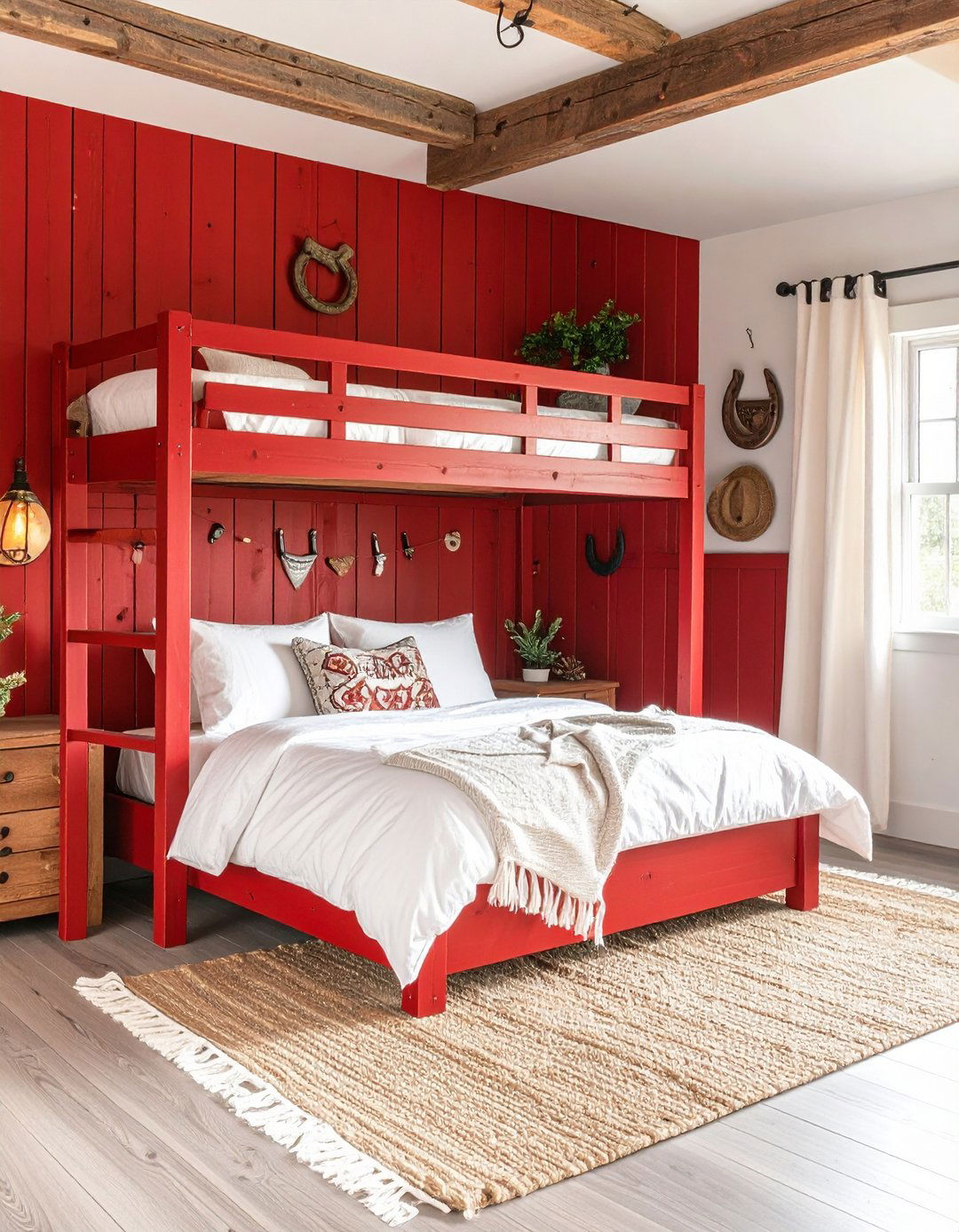 Red Boy Room Traditional Western Ranch Theme - 20 Red Boy Room Ideas