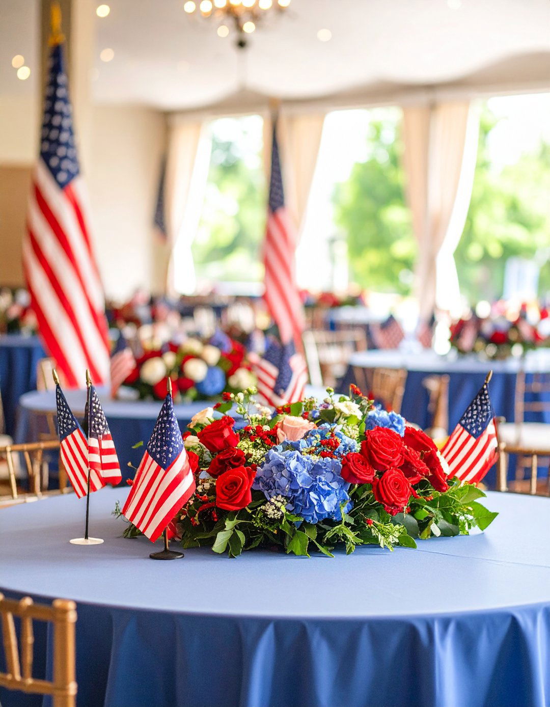 Red and Blue Patriotic Wedding Theme - 20 Red Wedding Theme Ideas
