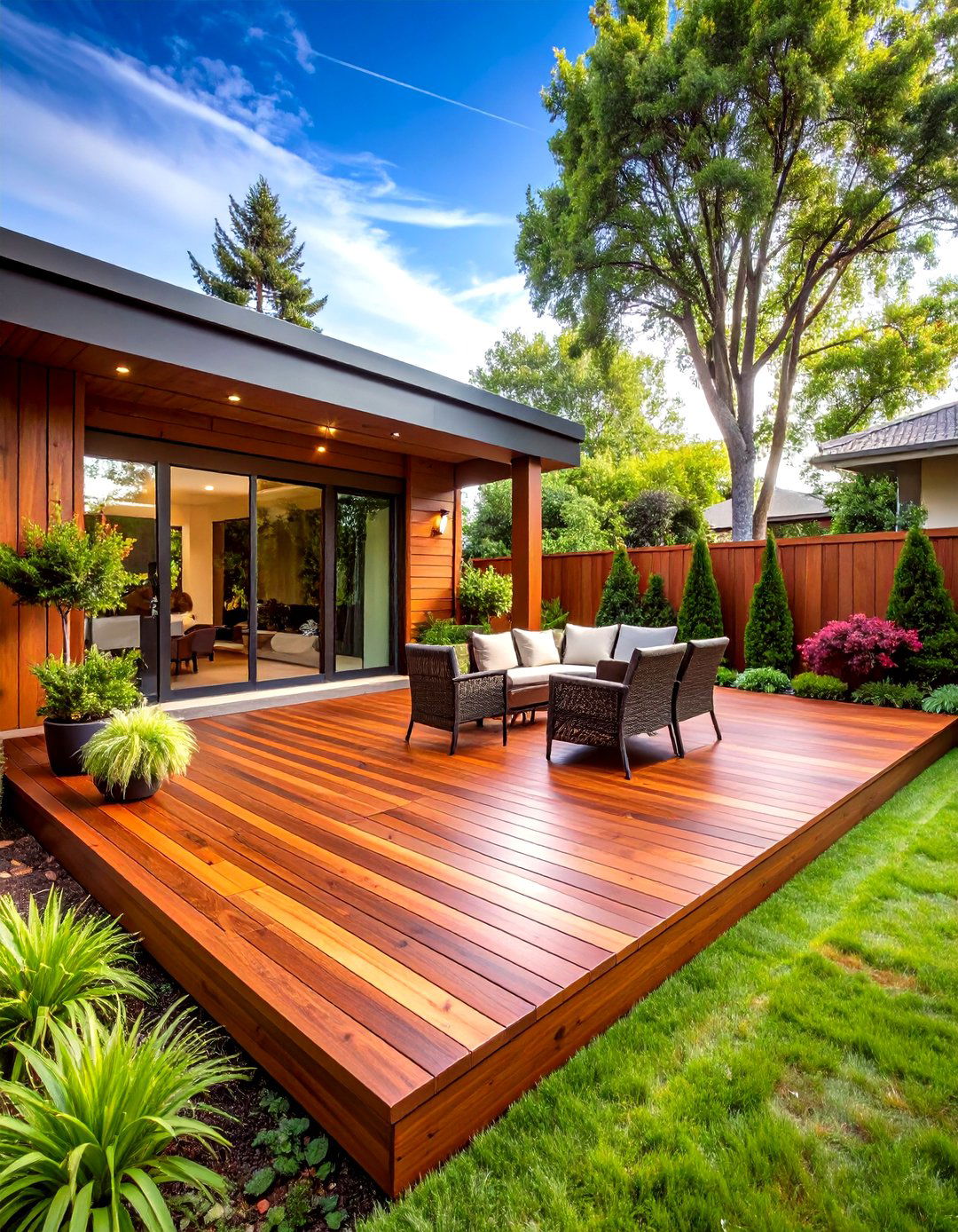 Redwood Deck Design for Premium Outdoor Living - 20 Wood Deck Ideas