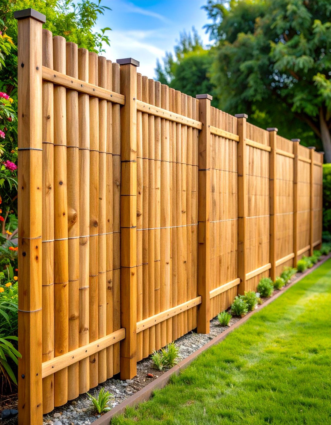 Reed Fencing Privacy Screens as Cheap Ways to Block Neighbors View - 20 Ideas Cheap Ways to Block Neighbors View