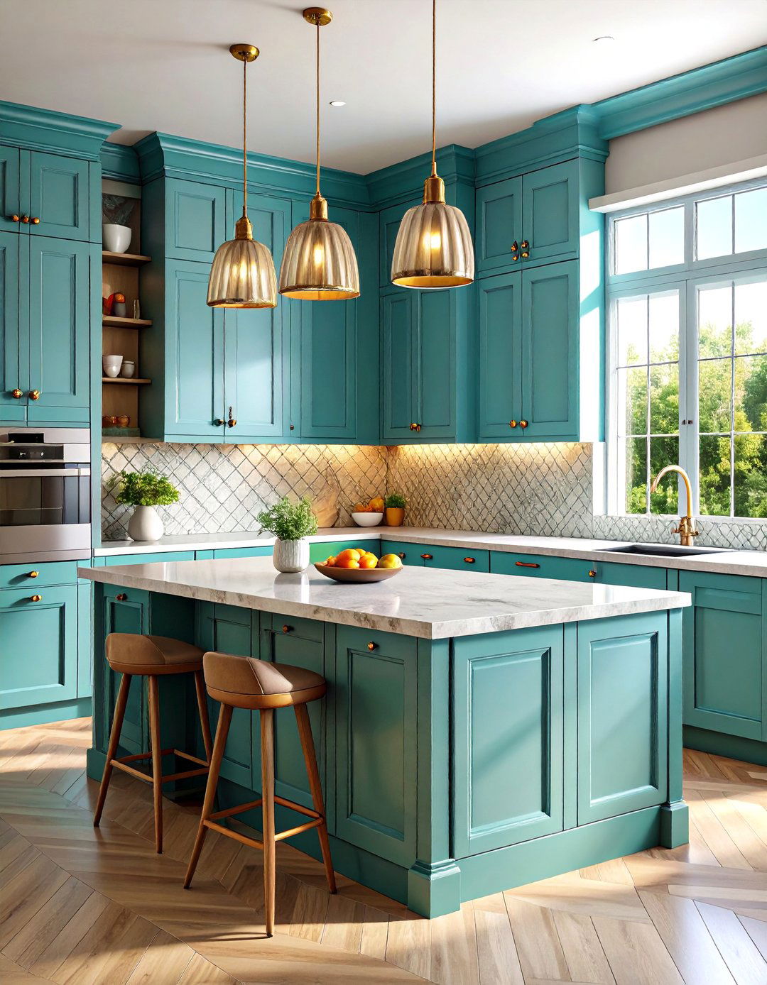 Reeded and Fluted Texture Kitchen Design - 20 Kitchen Design Ideas