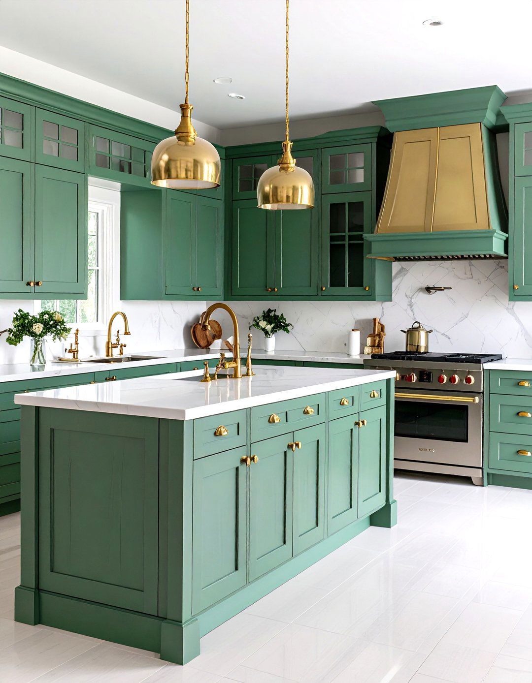 Refinished Cabinets - 20 Vintage Kitchen Ideas