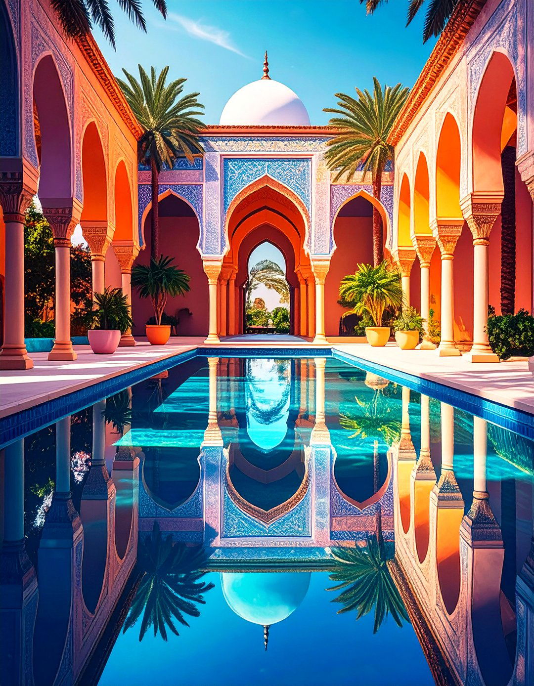 Reflective Water Mirror - 20 Small Inground Pool Ideas