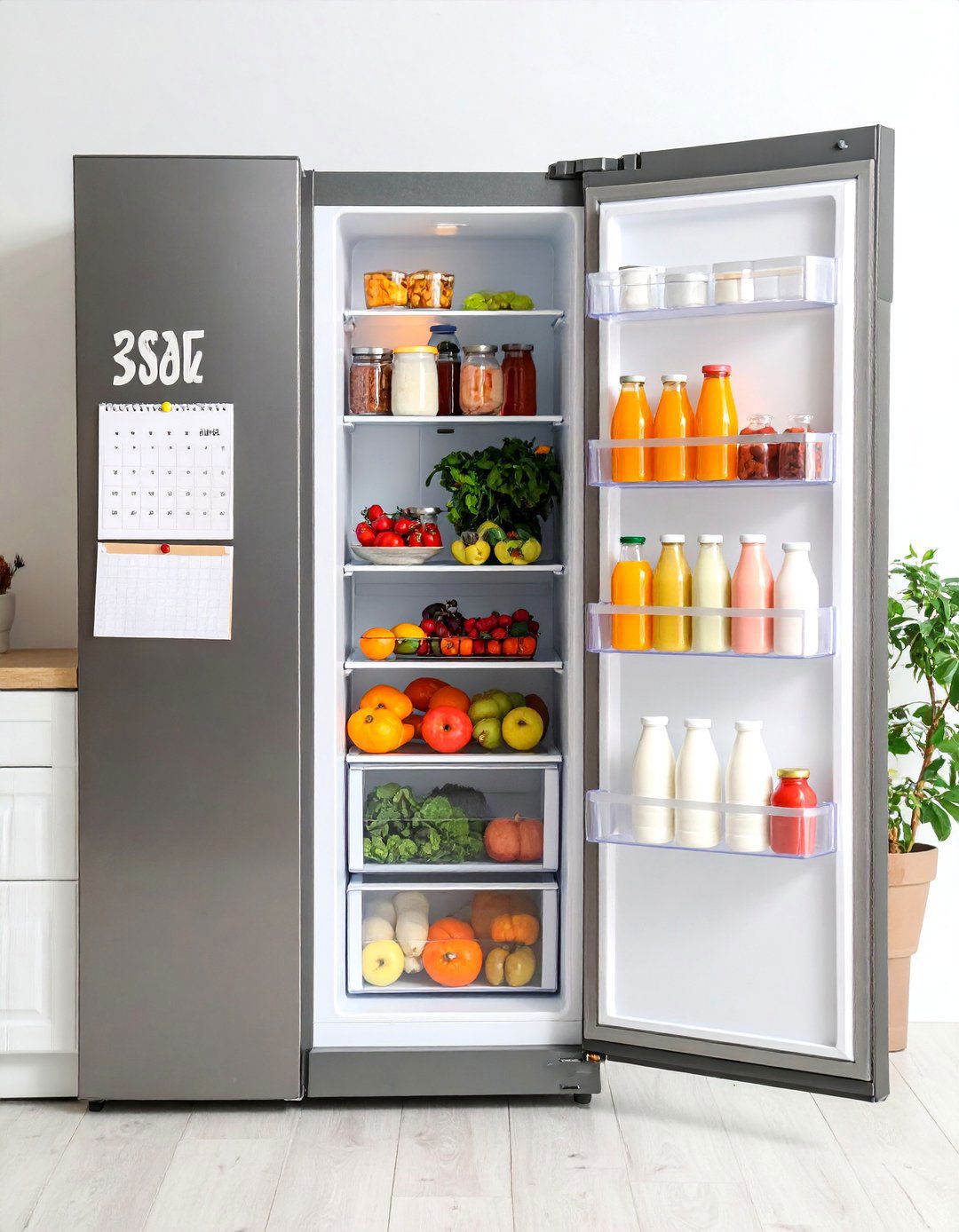 Refrigerator Command Center Hub - 20 Command Center Ideas