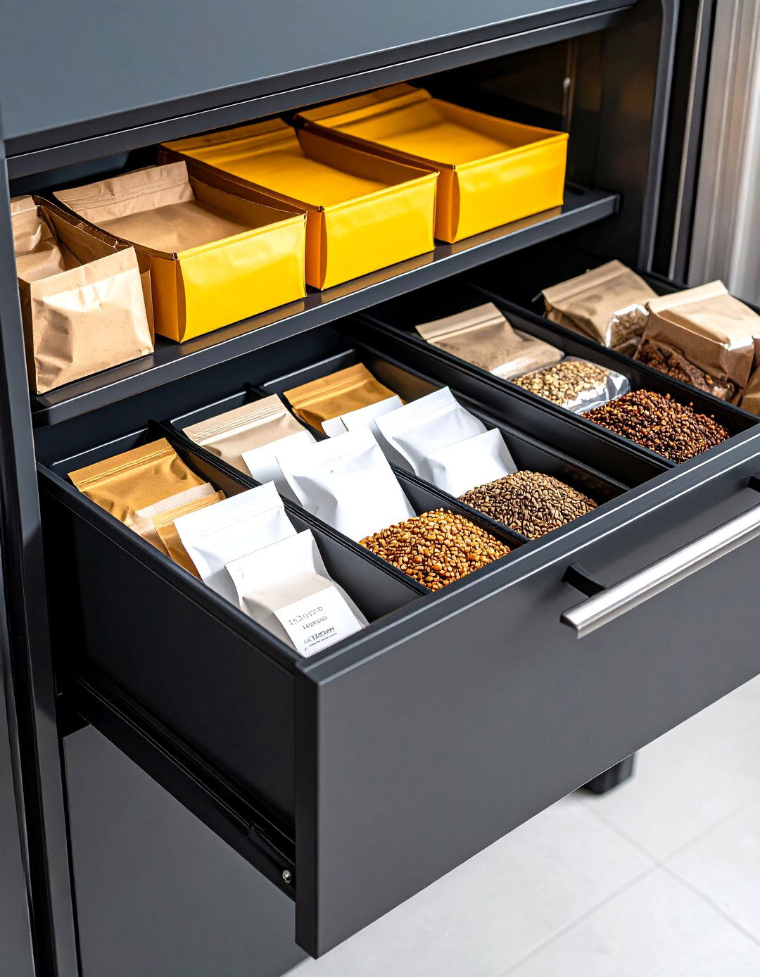 Refrigerator Drawer Trays - 20 Seed Storage Ideas