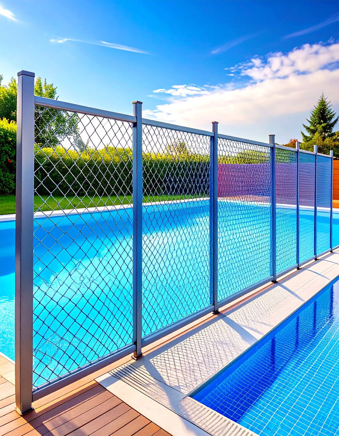 Removable Pool Mesh Fences - 20 Pool Fence Ideas