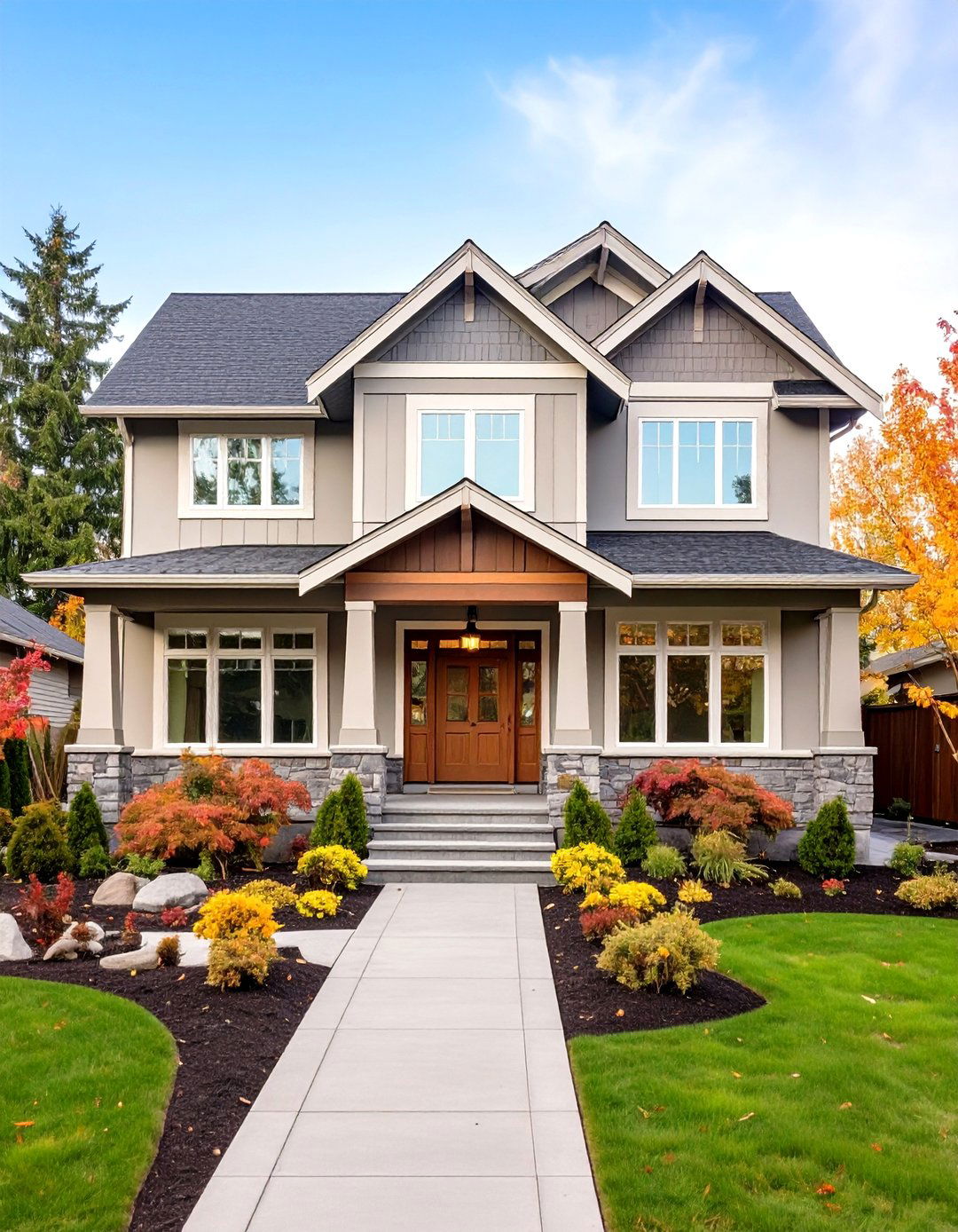 Repose Gray Greige Paint Balances Light Seamlessly - 20 Greige Paint Colors for Exteriors
