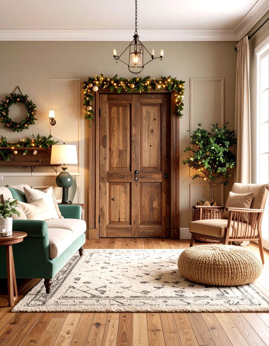 Repurpose Vintage Doors and Mantels - 20 Vintage Living Room Ideas