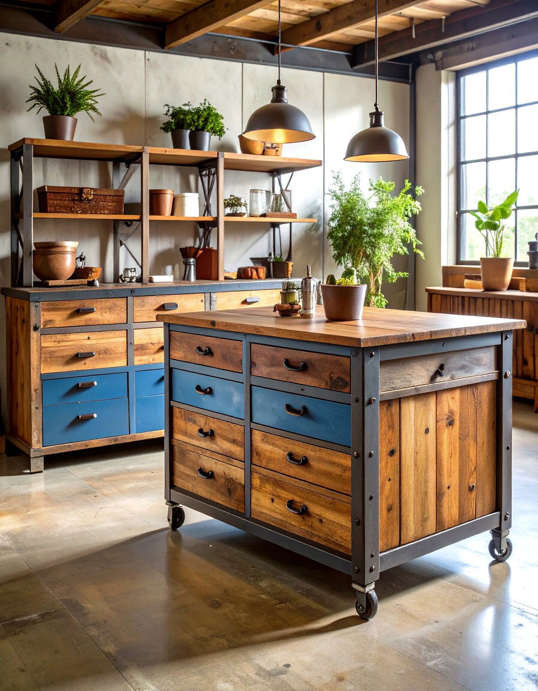 Repurposed Industrial Furniture - 20 Steampunk Bedroom Ideas