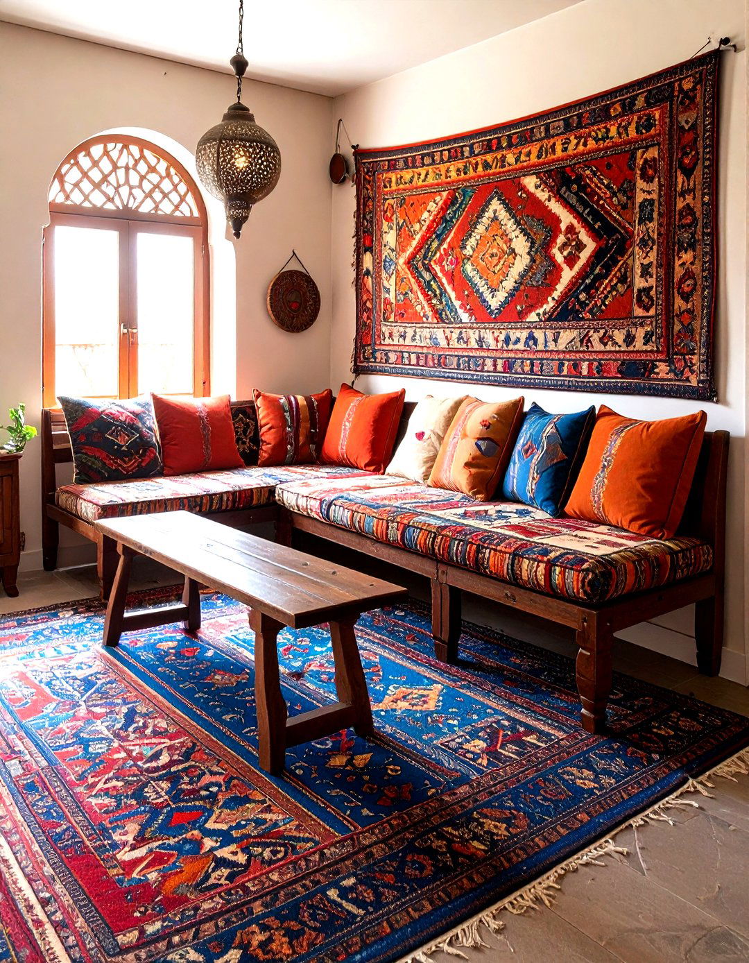 Repurposed Vintage Rugs For Custom Upholstery - 20 Boho Dining Room Ideas