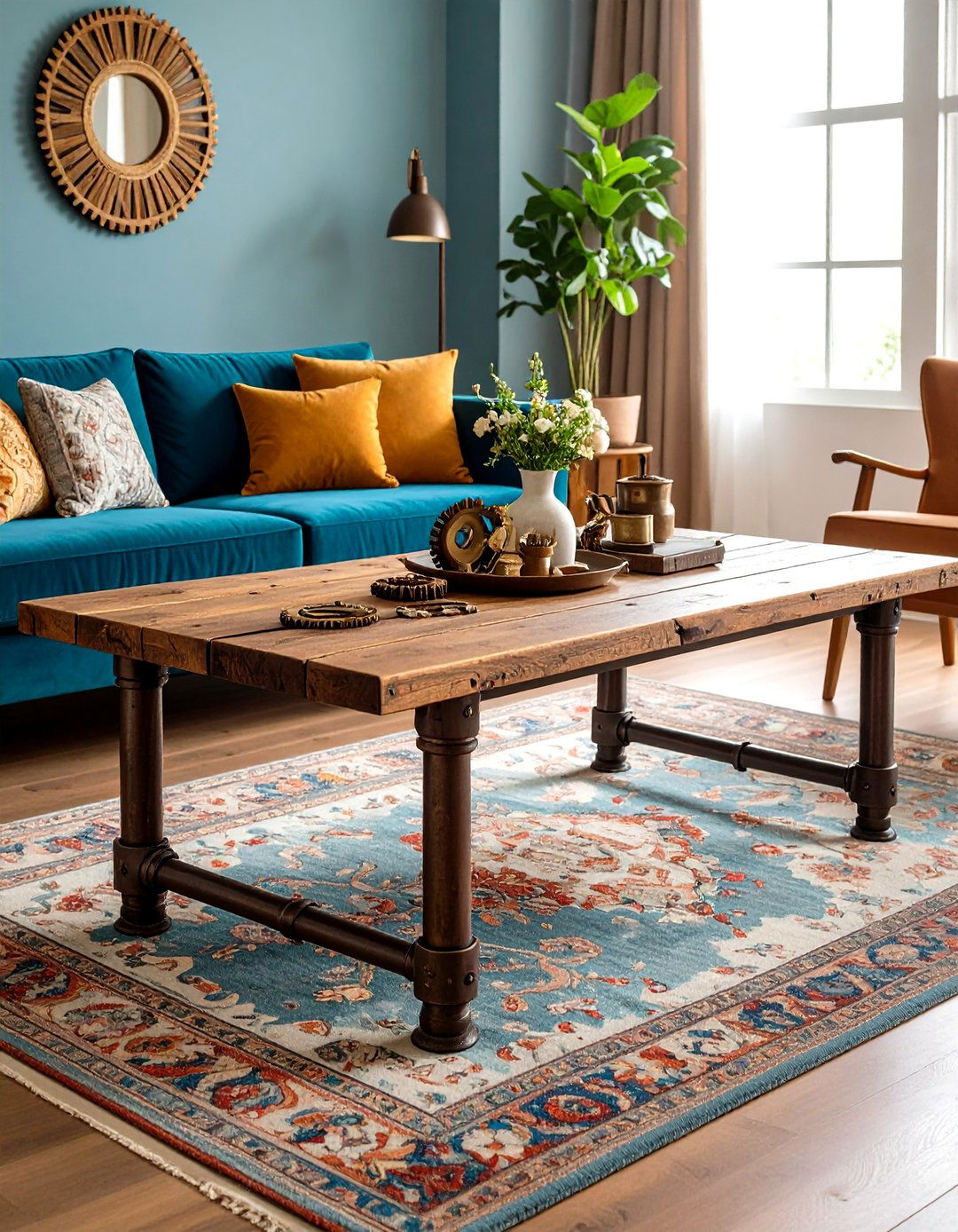 Repurposed Wood Furniture - 20 Steampunk Interior Design Ideas