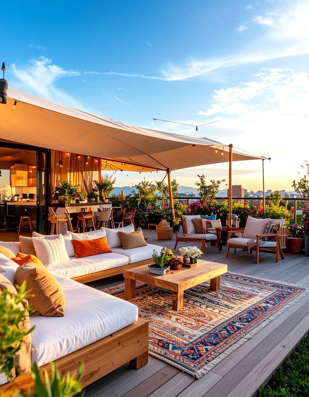 Residential Rooftop Glamping Retreat Experience - 20 Residential Rooftop Design Ideas