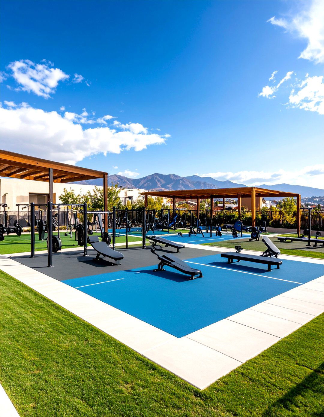 Residential Rooftop Sports and Fitness Complex - 20 Residential Rooftop Design Ideas