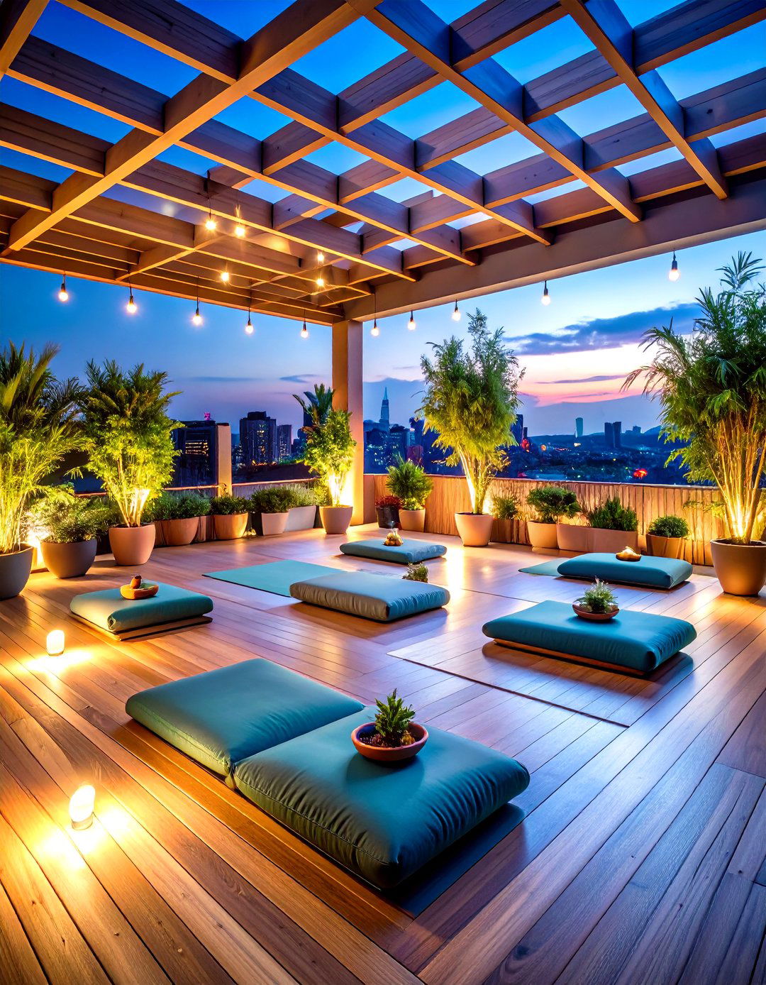 Residential Rooftop Wellness Yoga Studio - 20 Residential Rooftop Design Ideas