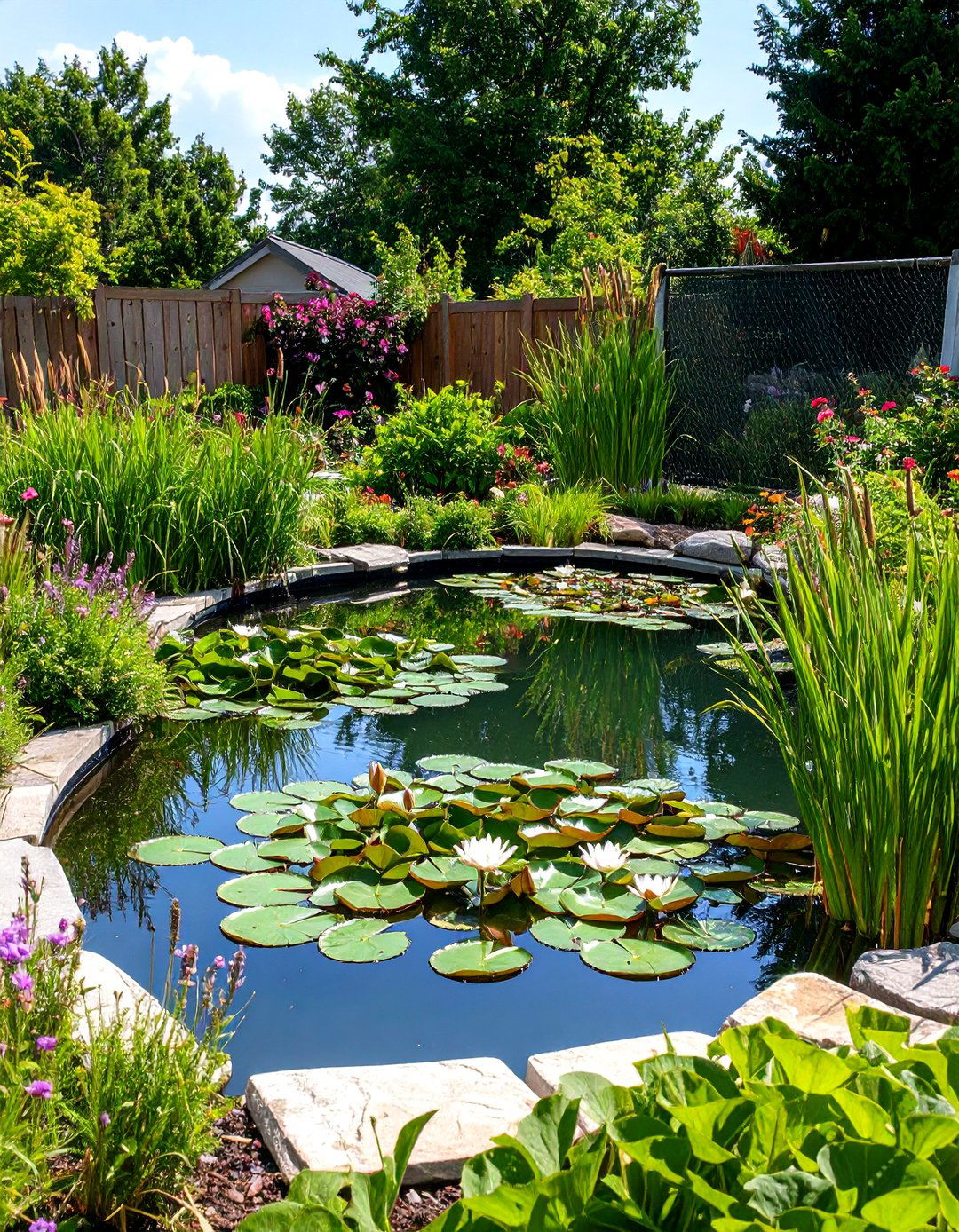 Resilient Planting Plan for a Living Duck Pond - 20 Duck Pond Ideas