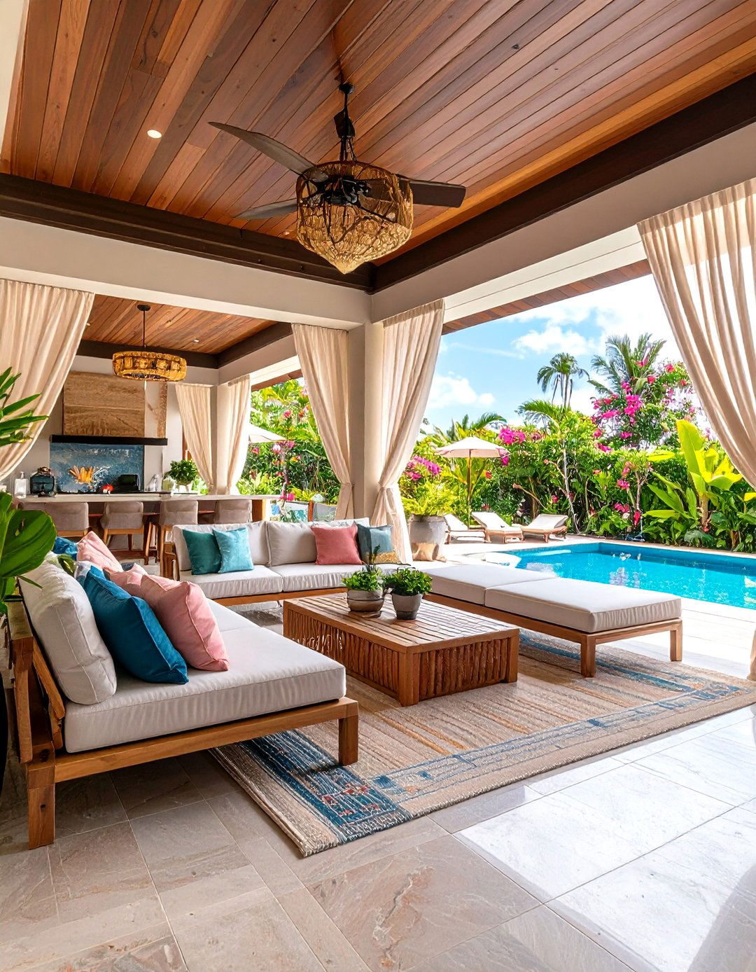 Resort Style Lanai Porch - 20 Lanai Porch Ideas