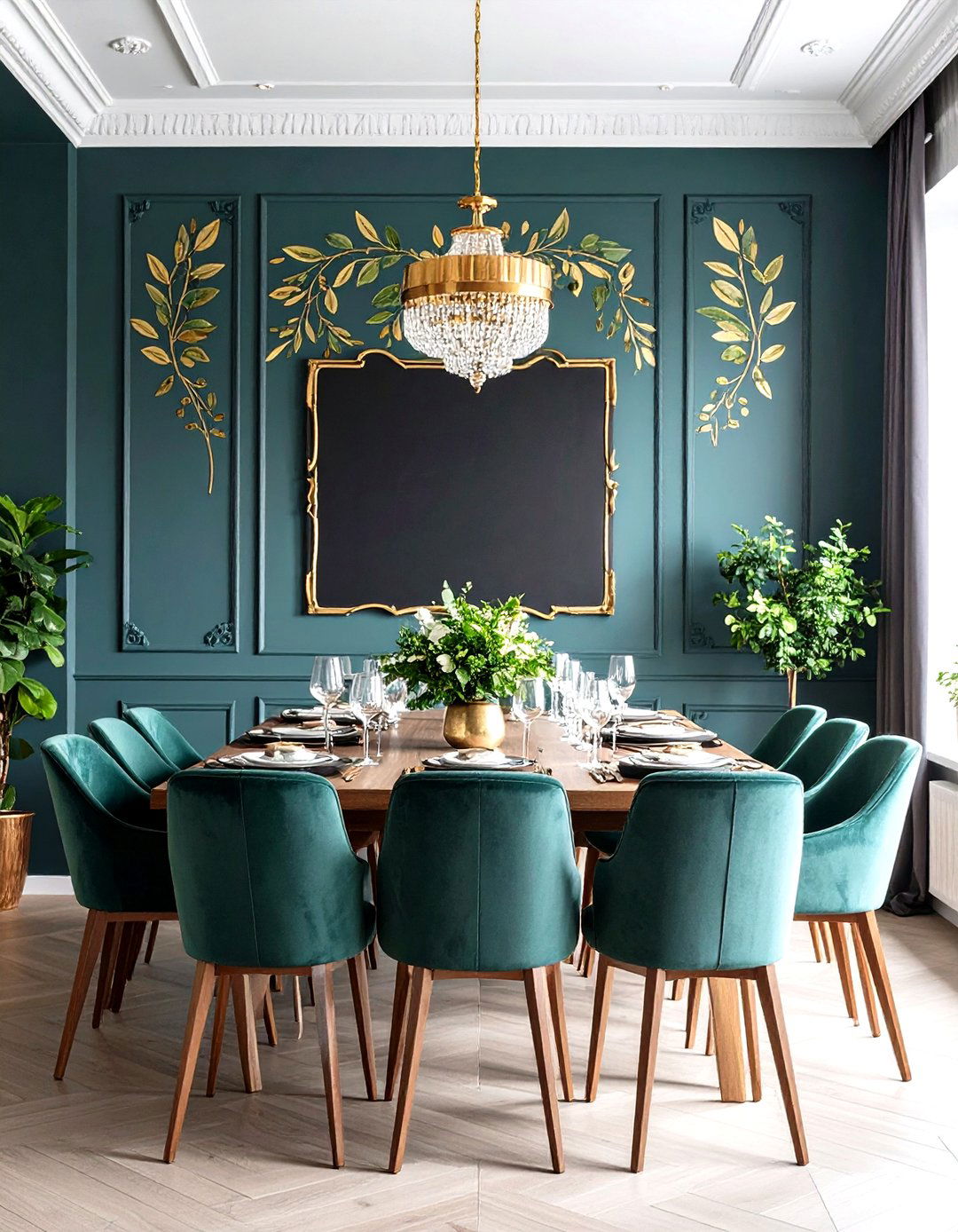 Restaurant Inspired Hand Painted Murals - 20 Wall Mural Ideas