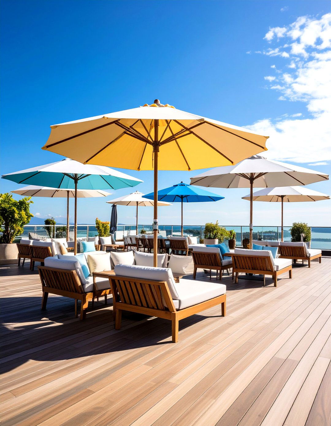 Retractable Canopy Partially Covered Deck System - 20 Partially Covered Deck Ideas