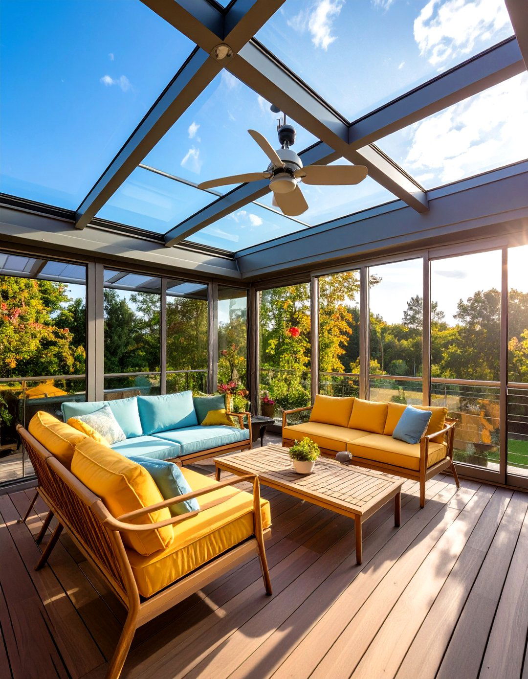 Retractable Roof Solarium - 20 Sunroom Ideas