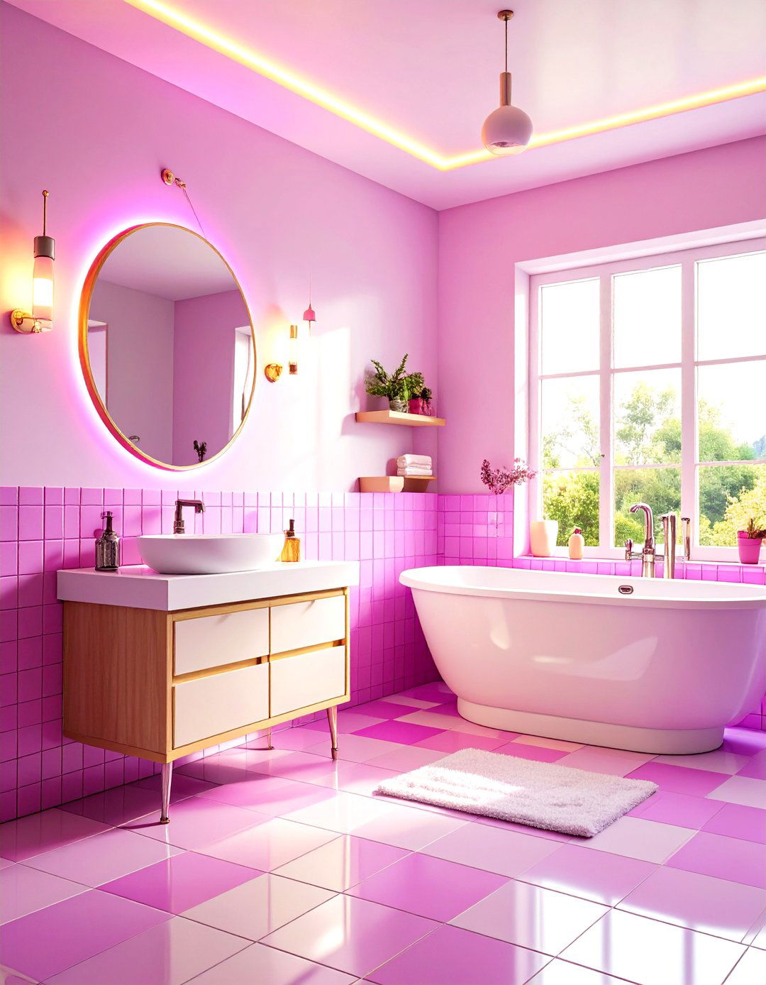 Retro Arcade Bathroom Playground - 20 Quirky Bathroom Ideas