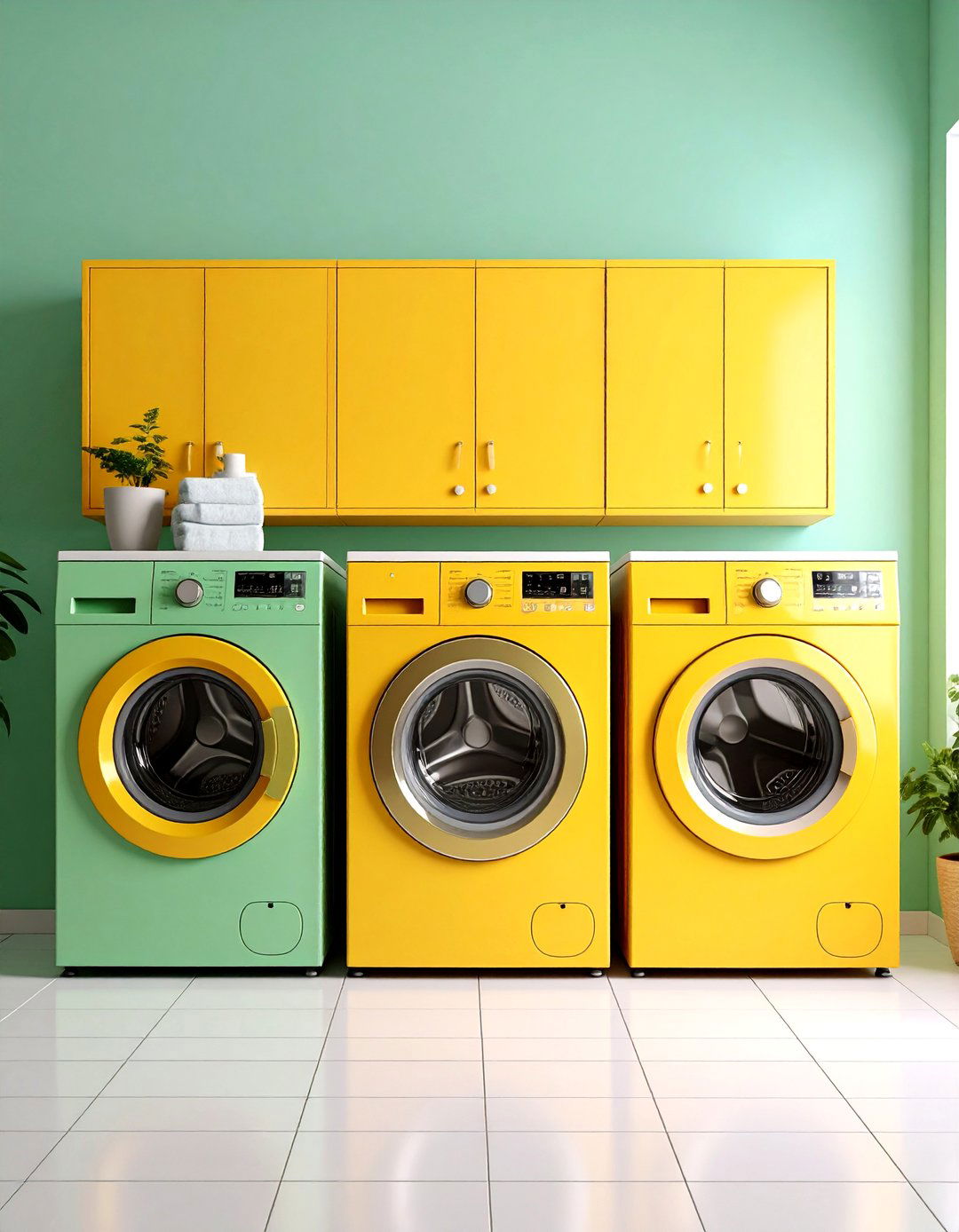 Retro Colored Appliances - 20 Vintage Laundry Room Decor Ideas
