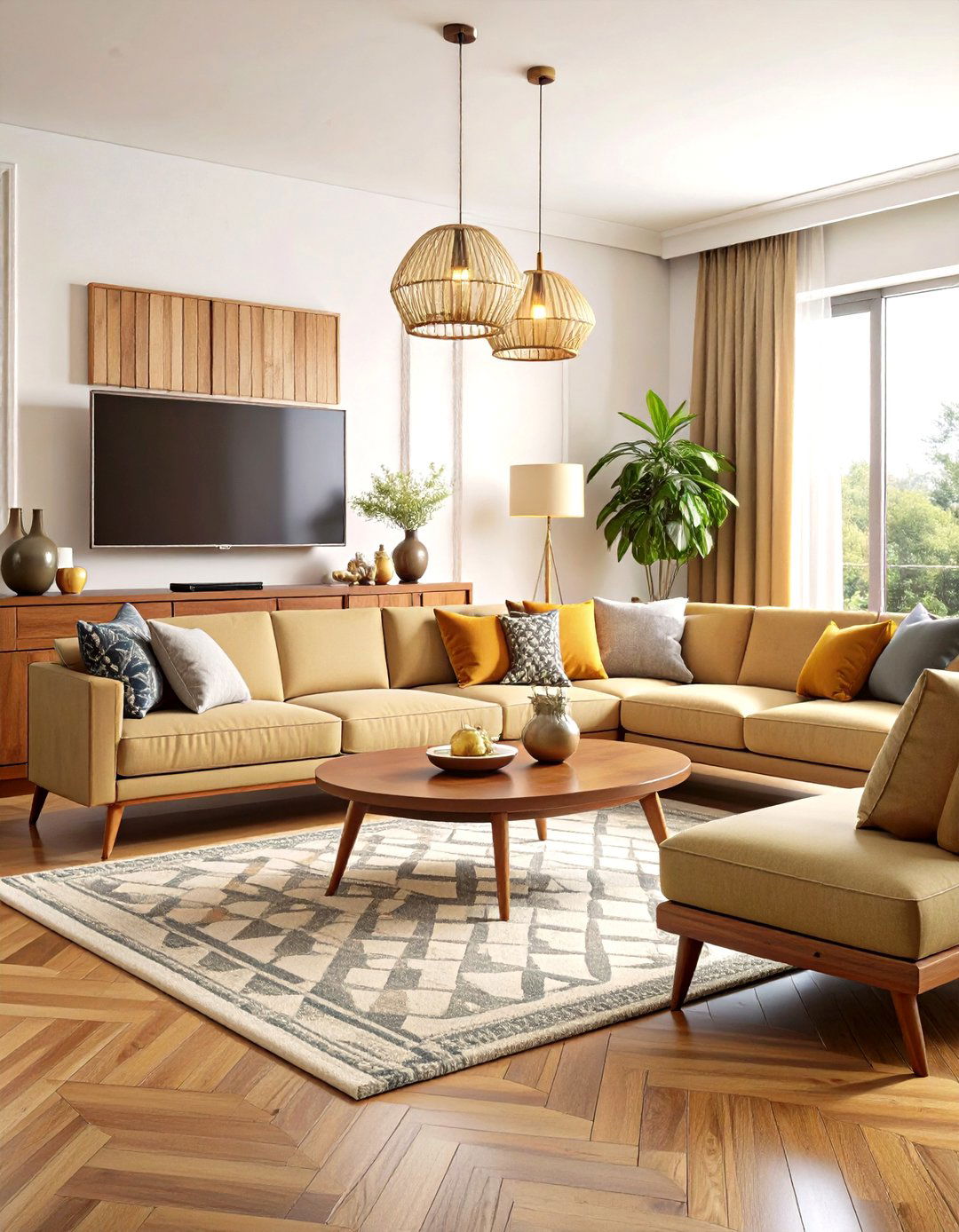 Retro Revival Lounge - 20 Tv Room Ideas