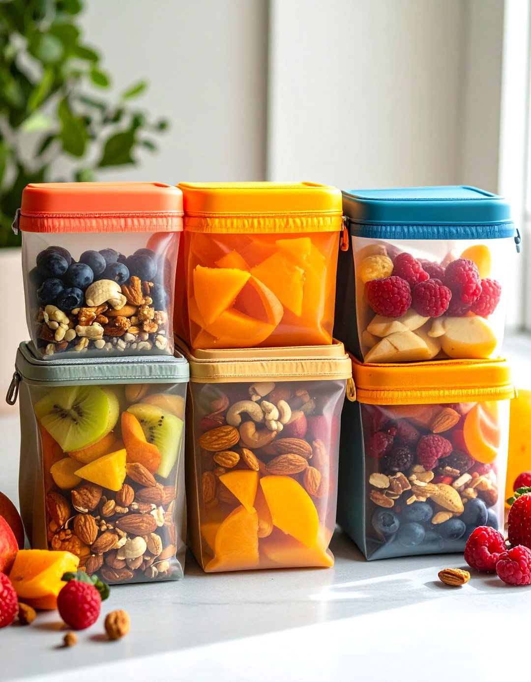Reusable Silicone Snack Bags - 20 Snack Storage Ideas
