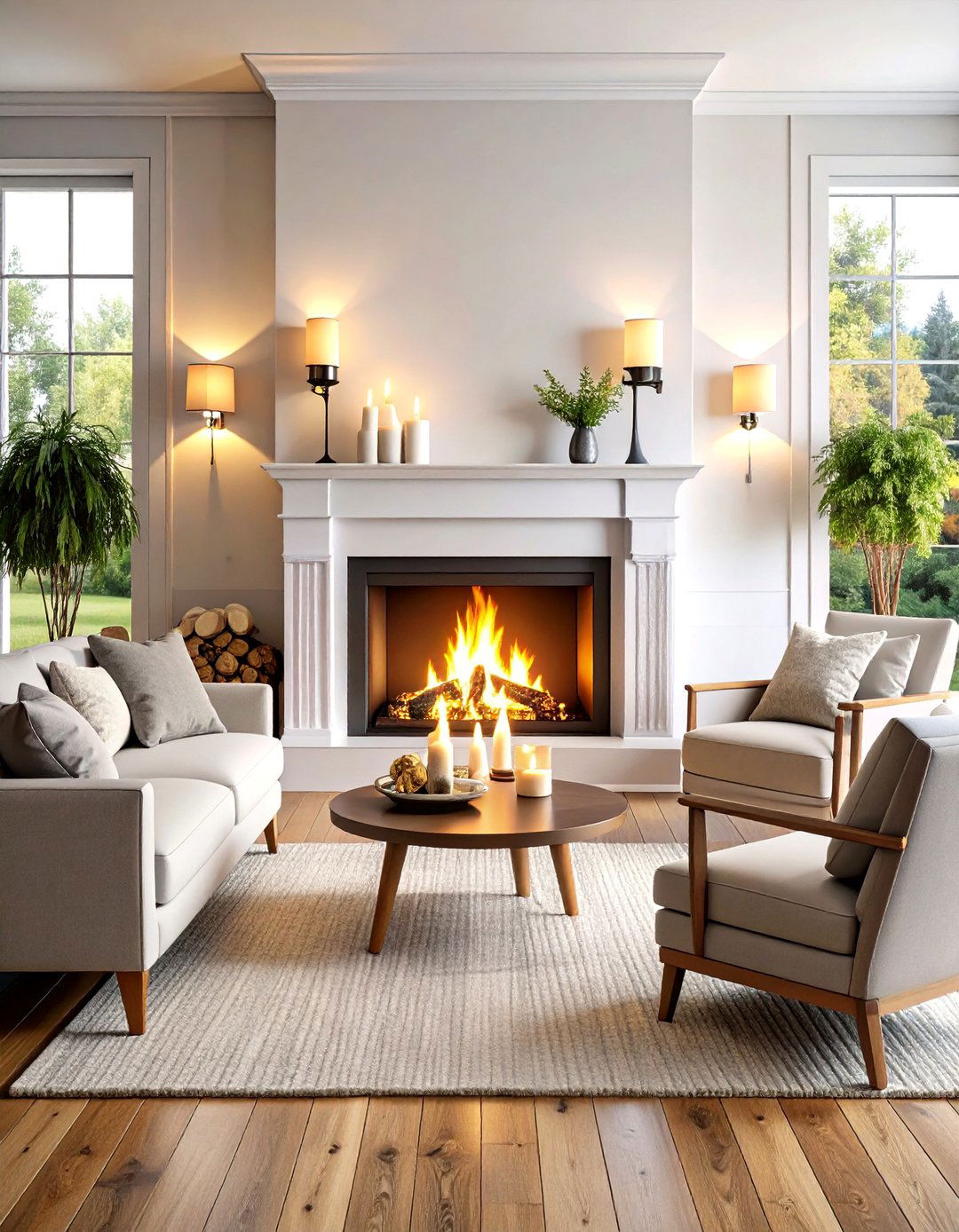 Revitalize the Fireplace as a Living Room Heart - 20 Cozy Living Room Ideas