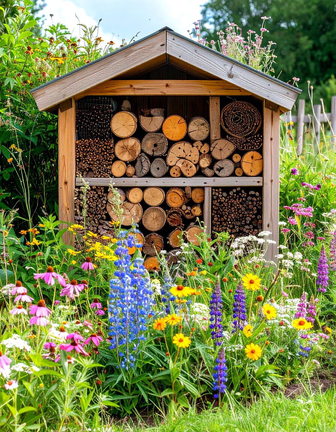 Rewilded Micro Habitat Corners Enrich a Small Garden - 20 Modern Small Garden Ideas