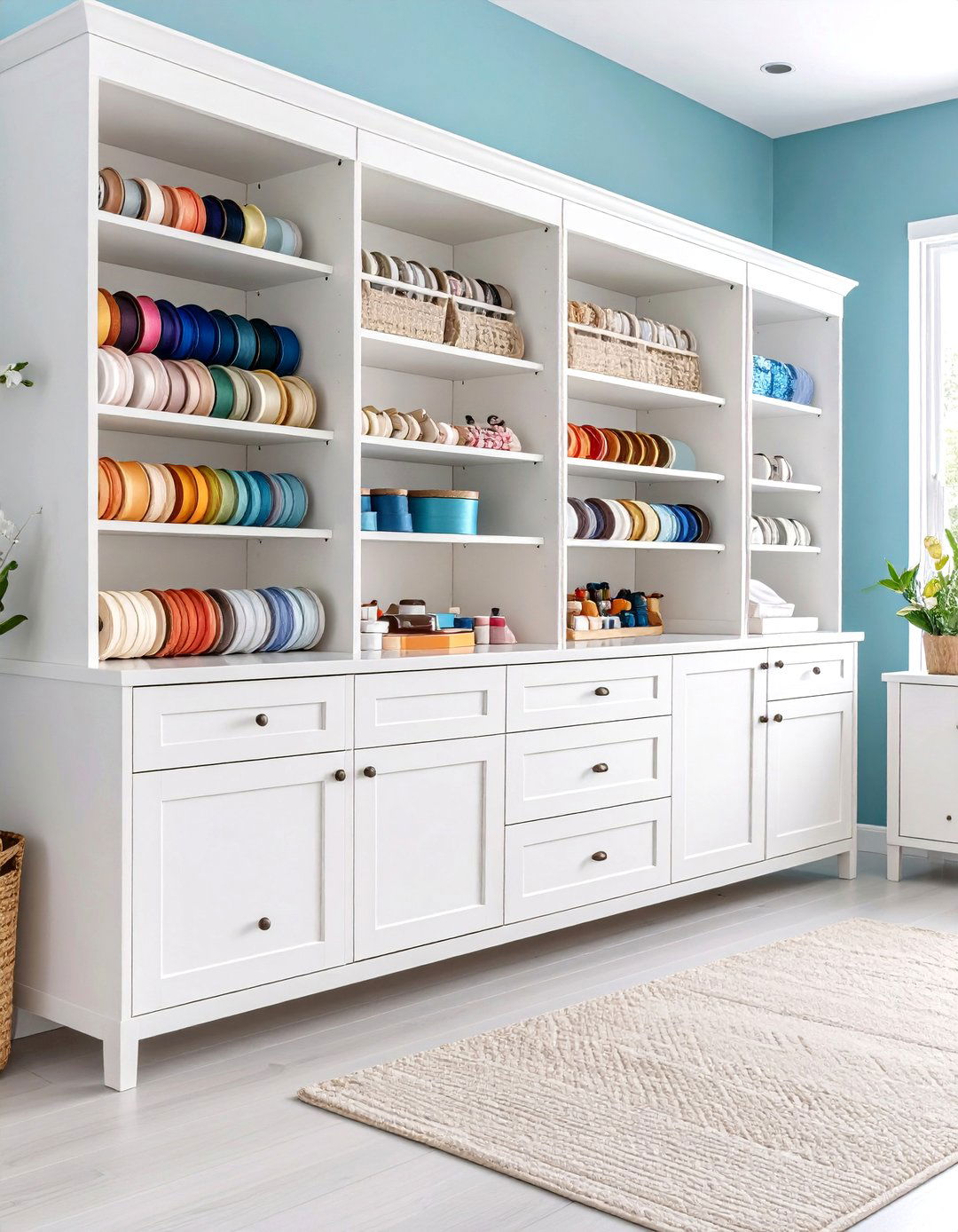Ribbon Storage Under Cabinet Mounting System - 20 Ribbon Storage Ideas