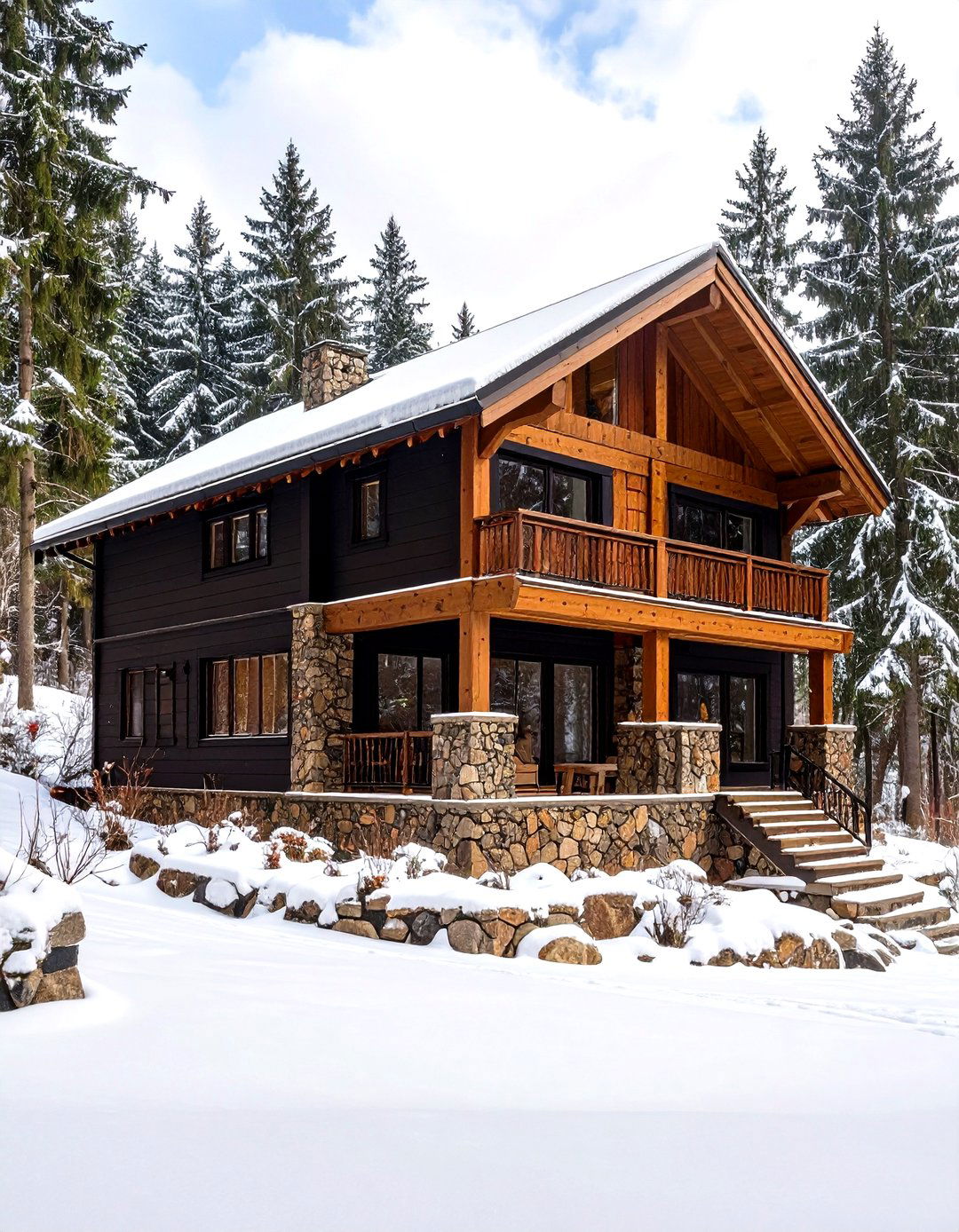 Rich Deep Brown Exterior House Colors for Grounded Elegance - 20 Exterior House Colors & Inspiration
