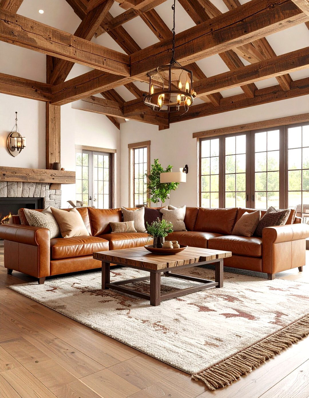 Rich Ranch Western Decor Living Room - 20 Western Decor Ideas