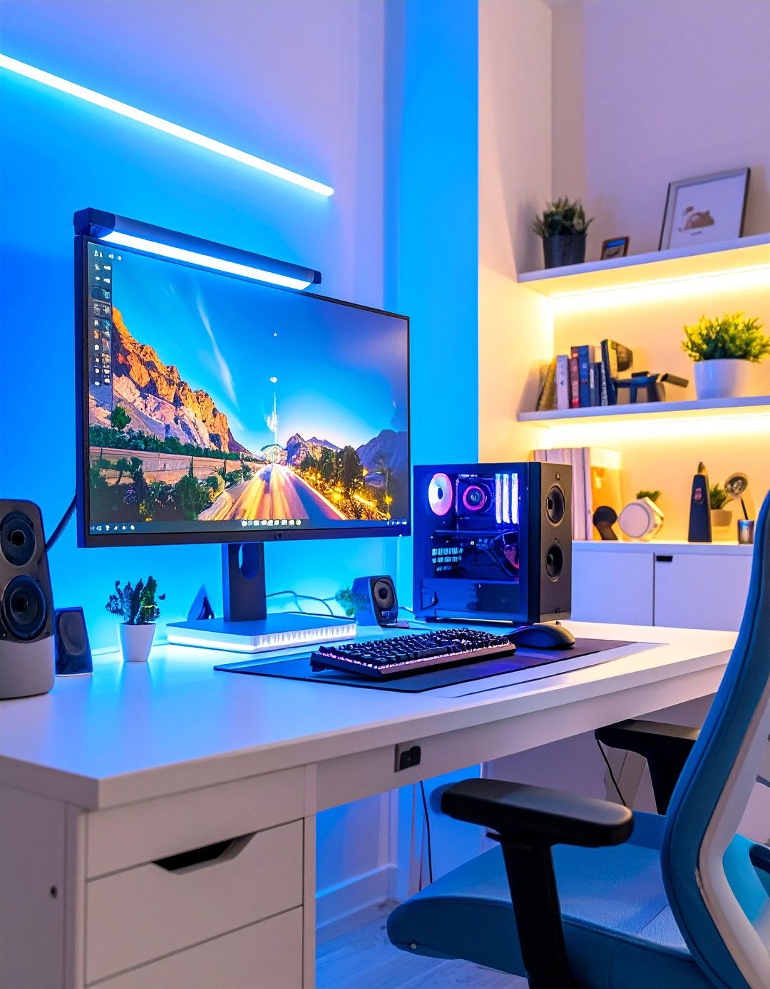 Ring Light Home Office Lighting for Video Calls - 20 Home Office Lighting Ideas
