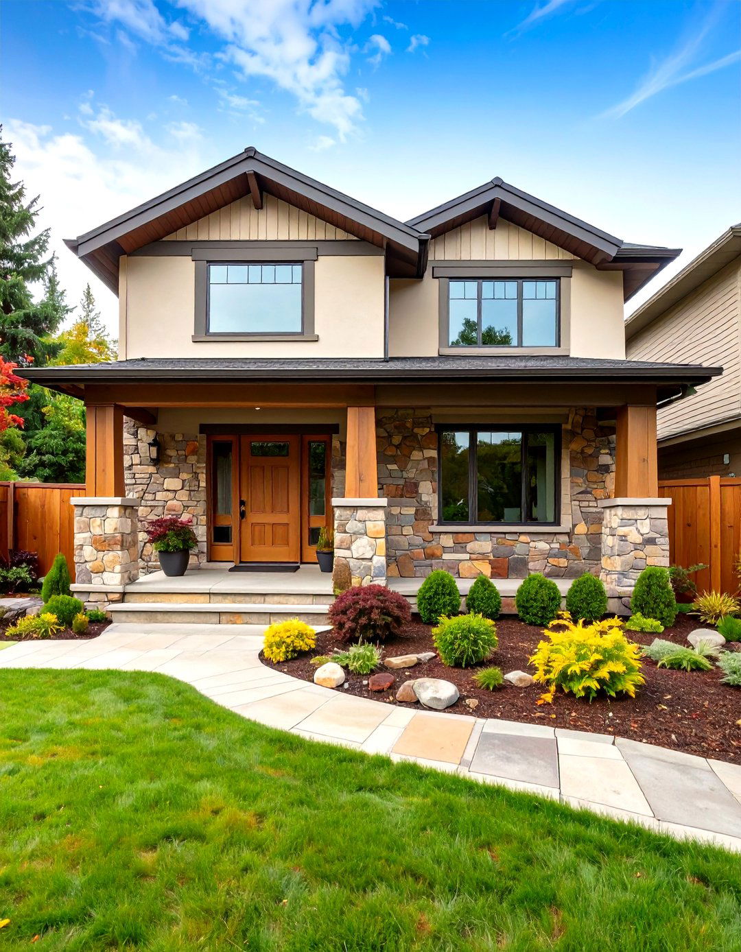 River Rock - 20 Types of Exterior House Stone