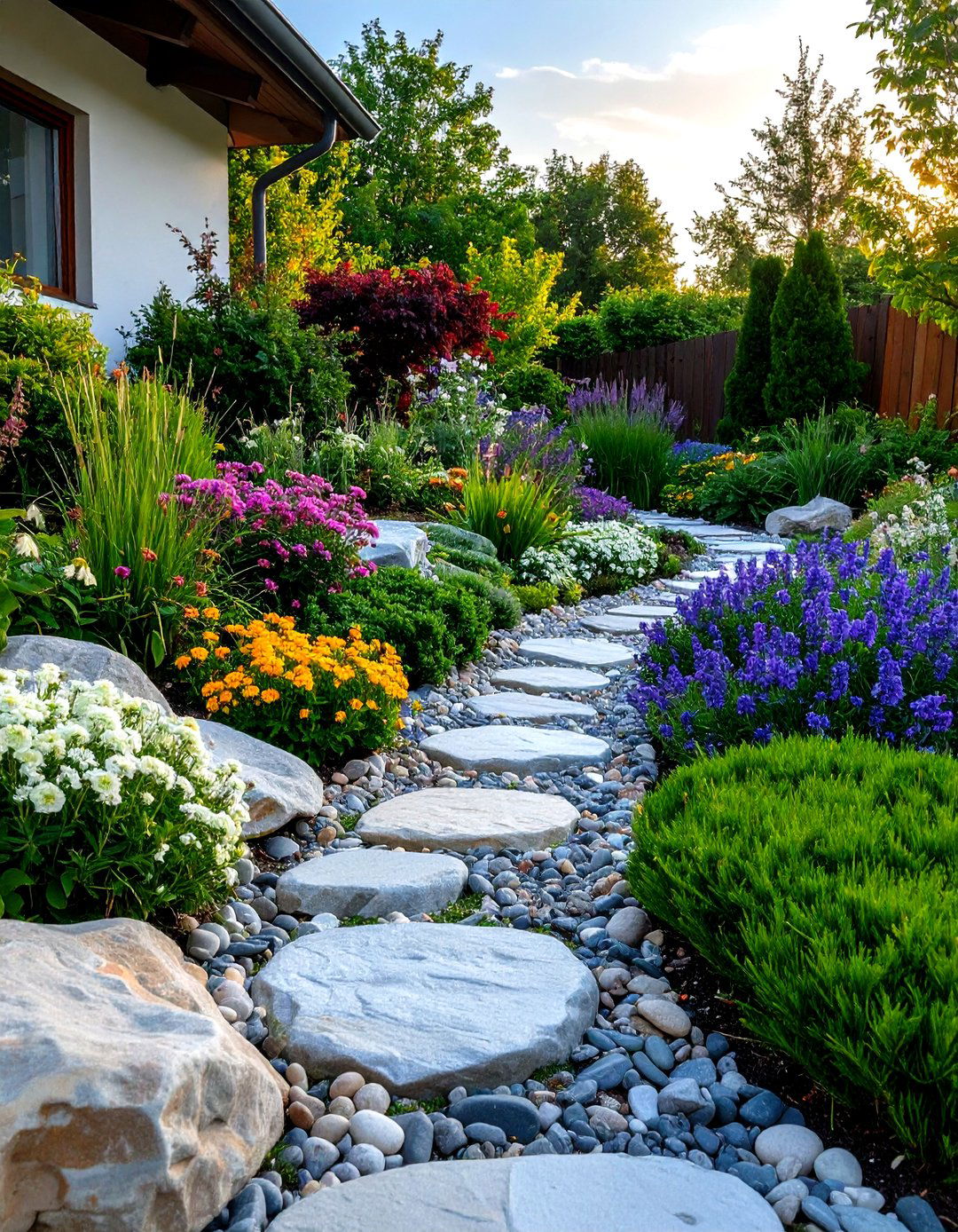 Rock Garden Border Alpine Style - 20 Low Maintenance Garden Border Ideas