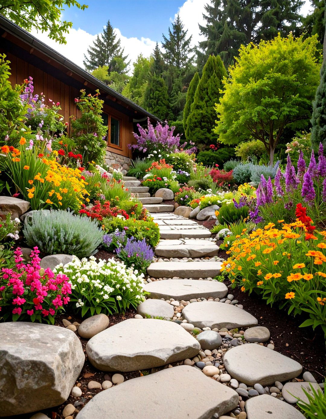 Rock Garden Wildflower Garden - 20 Wildflower Garden Ideas
