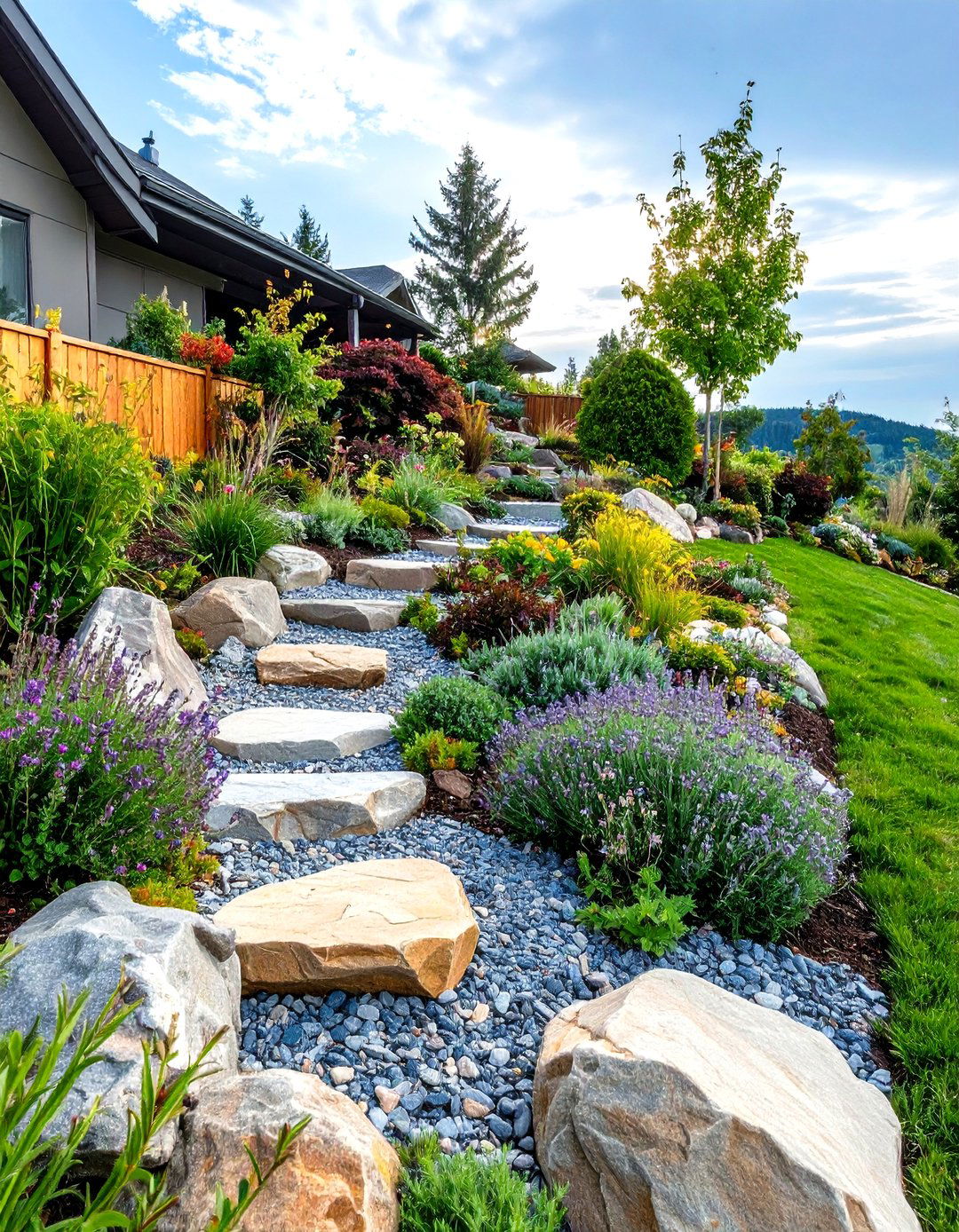 Rock Gardens - 20 Sloped Garden Ideas